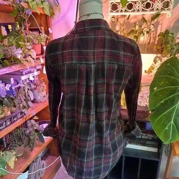 VANS l Fall flannel l SIZE MEDIUM l fall gorpcore granola girl cowgirl l - Picture 6 of 8